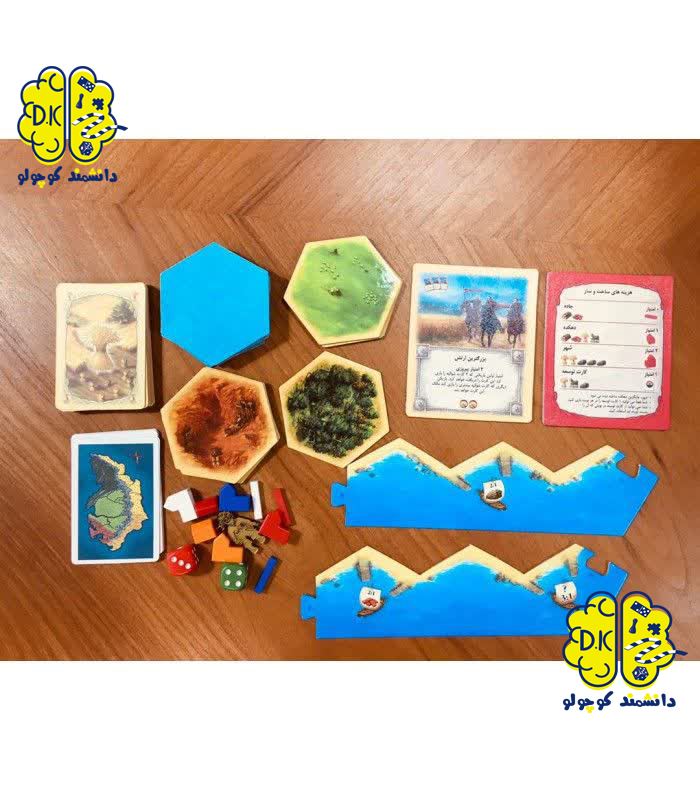 خرید بازی فکری کتان | catan از سایت دانشمند کوچولو 