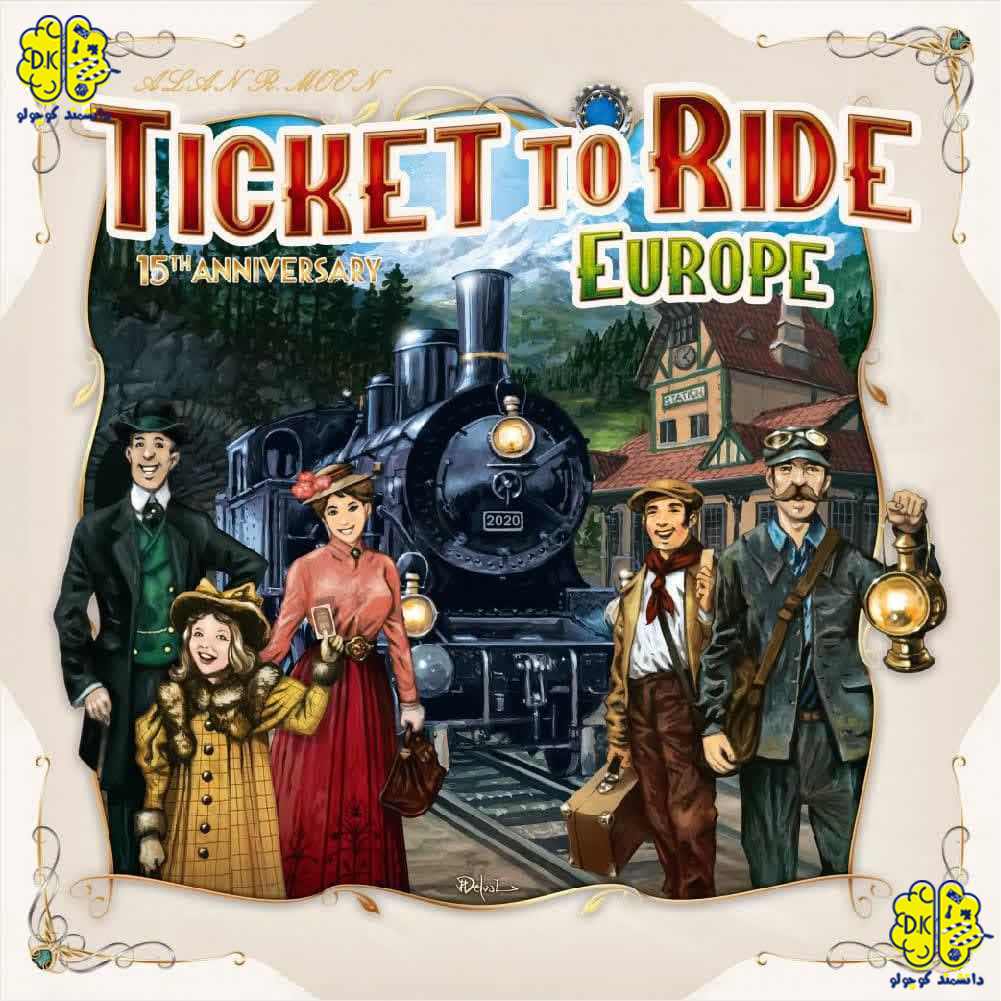 بازی بلیت حرکت: نسخه اروپا | TICKET TO RIDE: EUROPE
